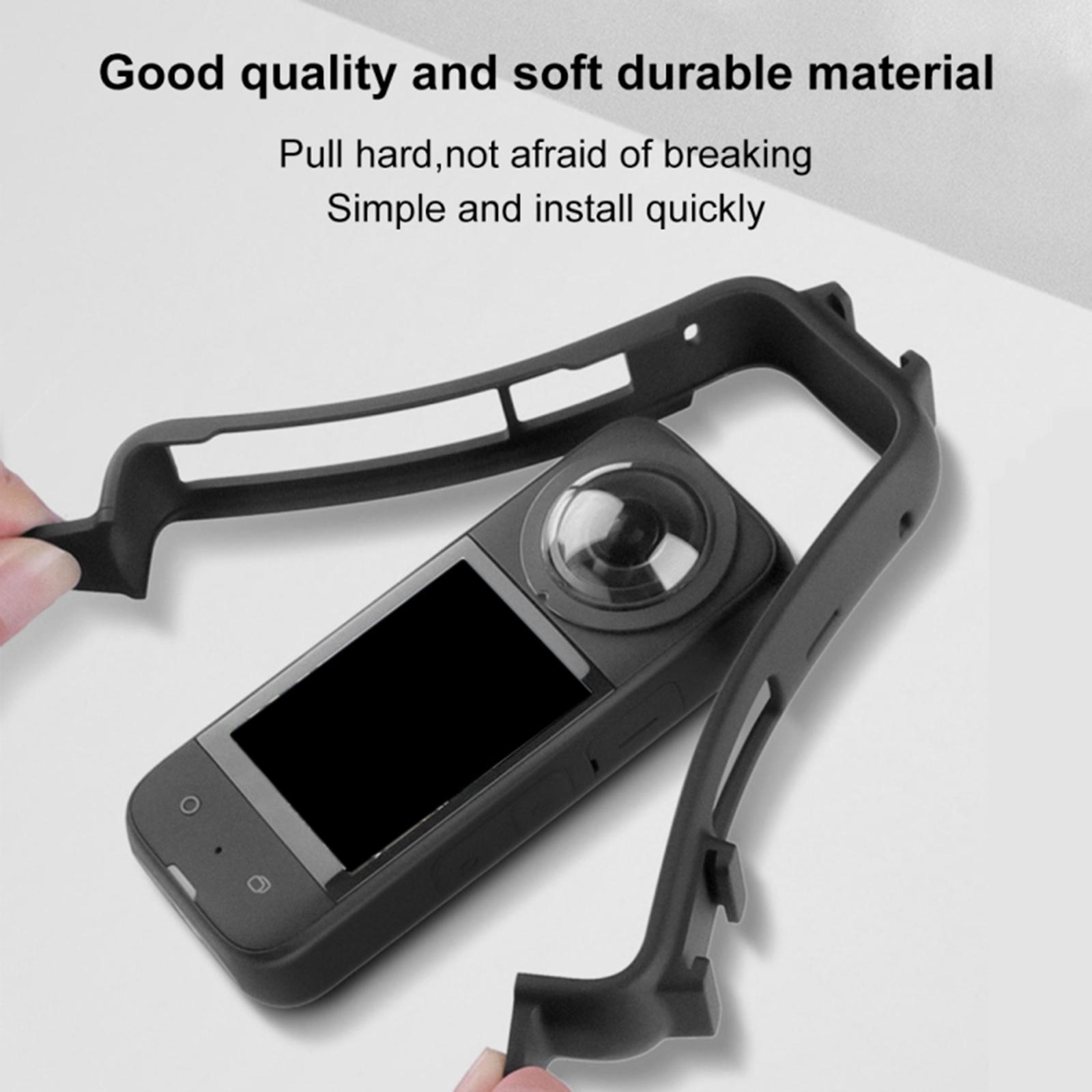 Protective Frame Case/ with 1/4 Screw Hole Camera Tripod Adapter Mount Cage/ for One x3 Durable/