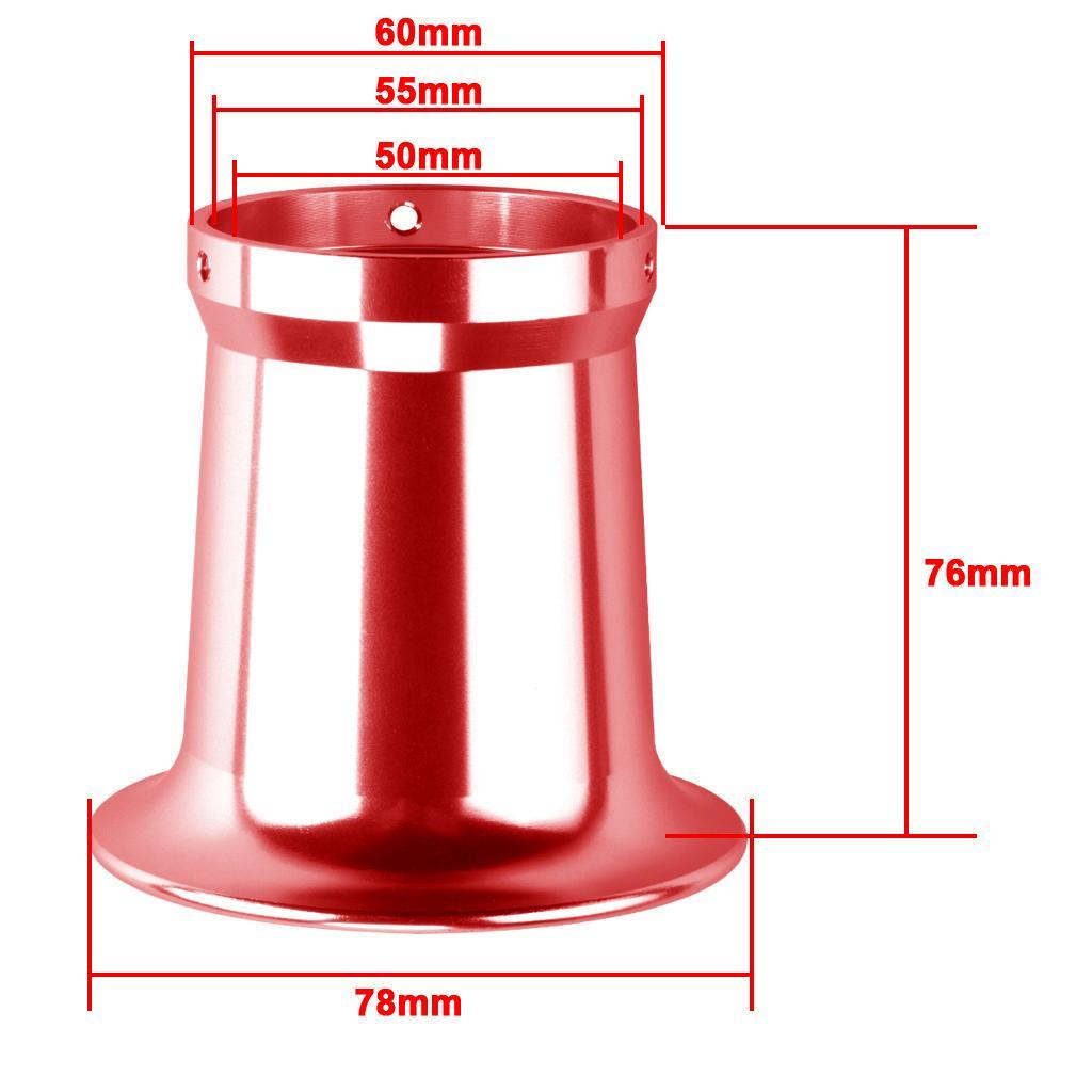 50mm Carburetor Air Filter Cup, Horn Speed Stacking Funnel, Air Inlet Air Collecting Cup Horn Cup Wind Air Filter Cup, Replace Accessories Aluminum