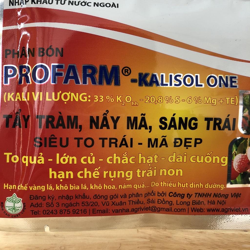 Phân bón Kali Vi Lượng giúp tẩy tràm, nẩy mã, sáng trái, siêu to trái, mã đẹp, to củ, lớn quả, chắc hạt profarm 100g