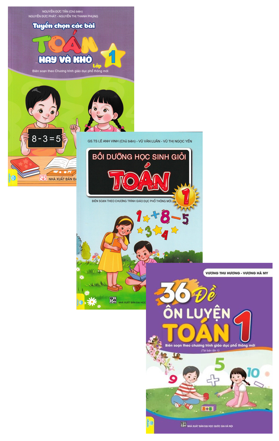 Hình ảnh Combo 36 Đề Ôn Luyện Toán 1 + Bồi Dưỡng Học Sinh Giỏi Toán Lớp 1 + Tuyển Chọn Các Bài Toán Hay Và Khó Lớp 1 (Biên Soạn Theo Chương Trình GDPT Mới - ND) 