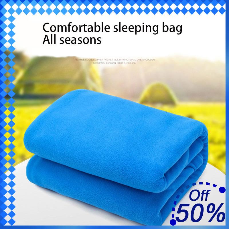 Polyester Cắm Trại Túi Ngủ Cho Bốn Mùa Giữ Ấm Và Bẩn Túi Ngủ Lót Leo Núi Túi Cắm Trại Sofa Dung Lượng Cao