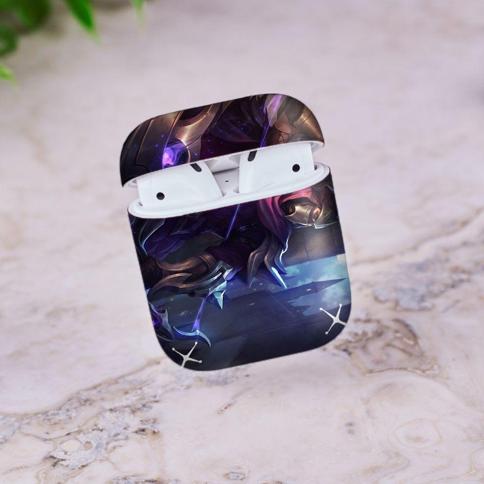Miếng dán skin cho AirPods in hình Liên Quân - Yorn Cung Thủ Bóng Đêm - LQM023