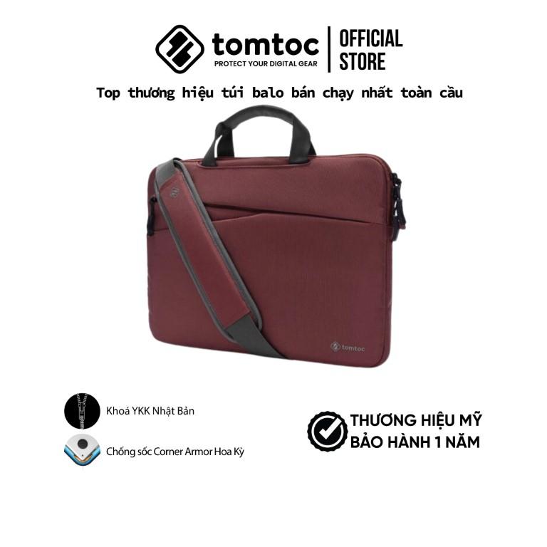 Túi xách/ đeo vai Tomtoc  Messenger Bag cho MACBOOK 13/14/15/16, Laptop 13/14/15/16 - Hàng chính hãƞg - Pink, Pink