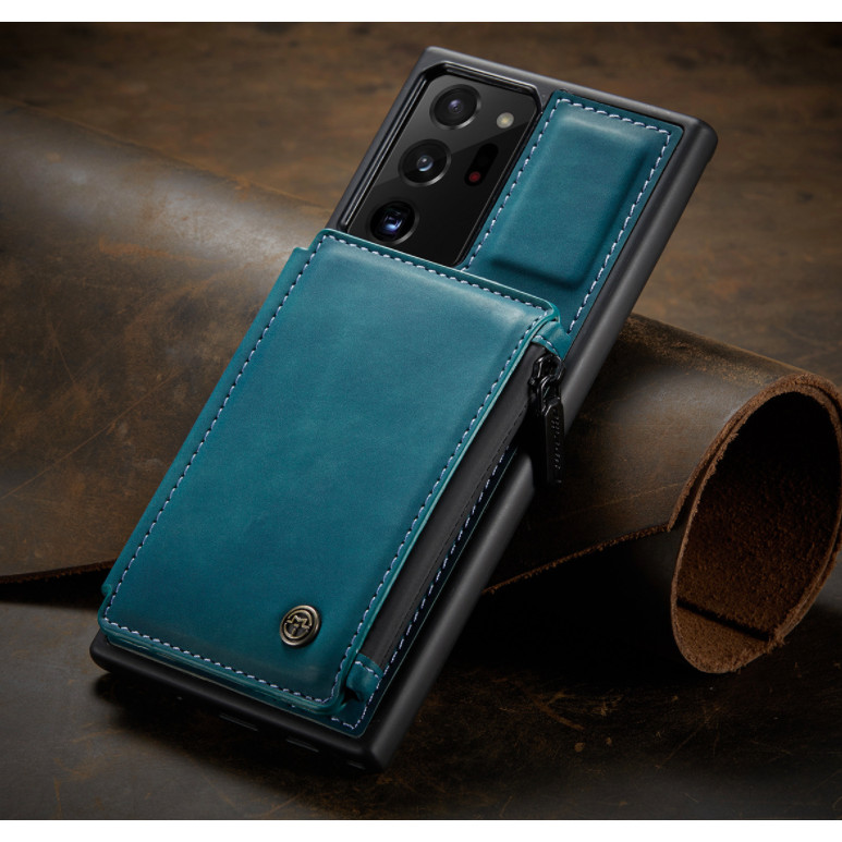 Ốp Lưng Da Bò Thật Chính Hãng CaseMe Kèm Ví Chống Sốc Cho SamSung Galaxy Note 20 Ultra