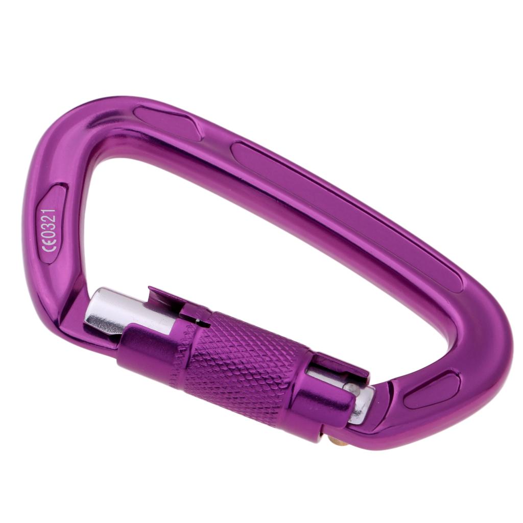 Carabiner Khóa Tự động 24KN Carabiner để Leo Núi