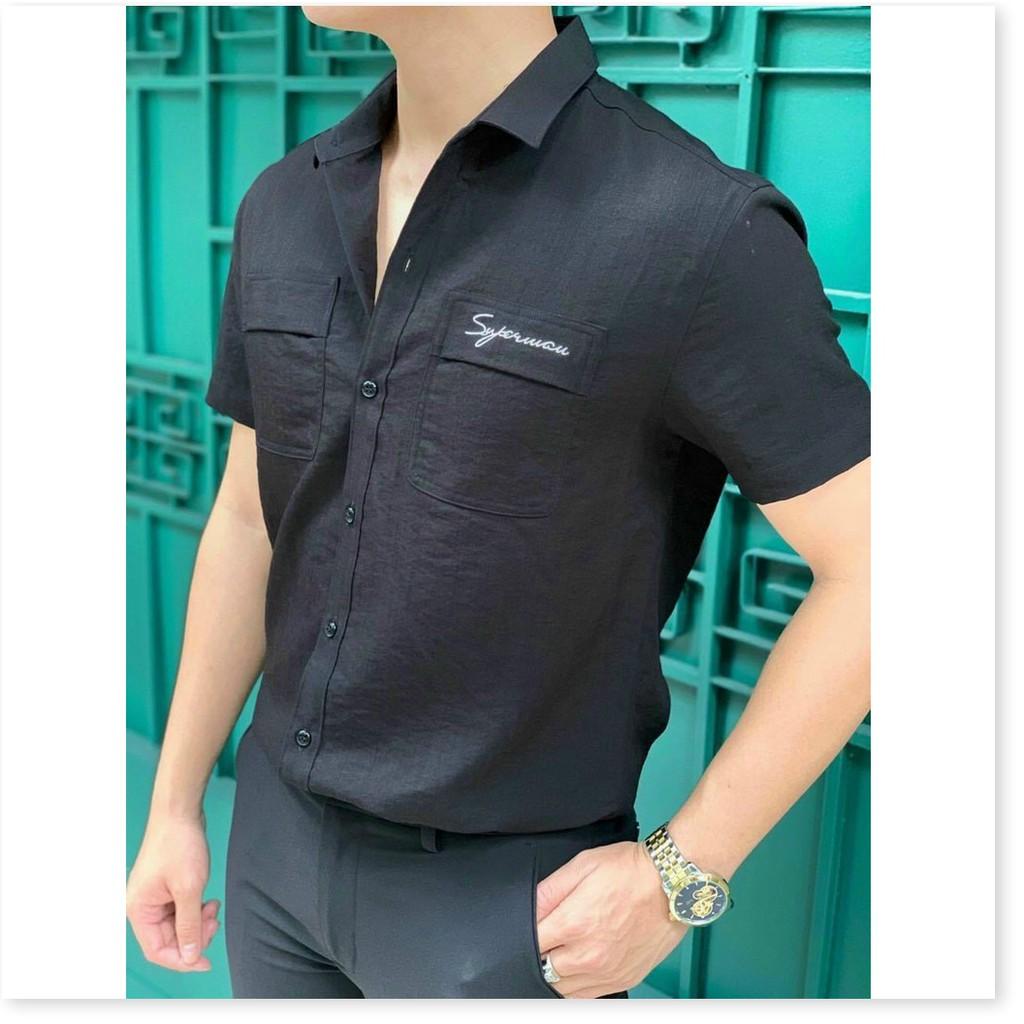 ÁO SƠ MI LỤA NAM,TAY NGẮN,NHIỀU MÀU SẮC LỰA CHỌN,CHẤT LIỆU VÃI THOÁNG MÁT THỜI TRANG MỚI KME