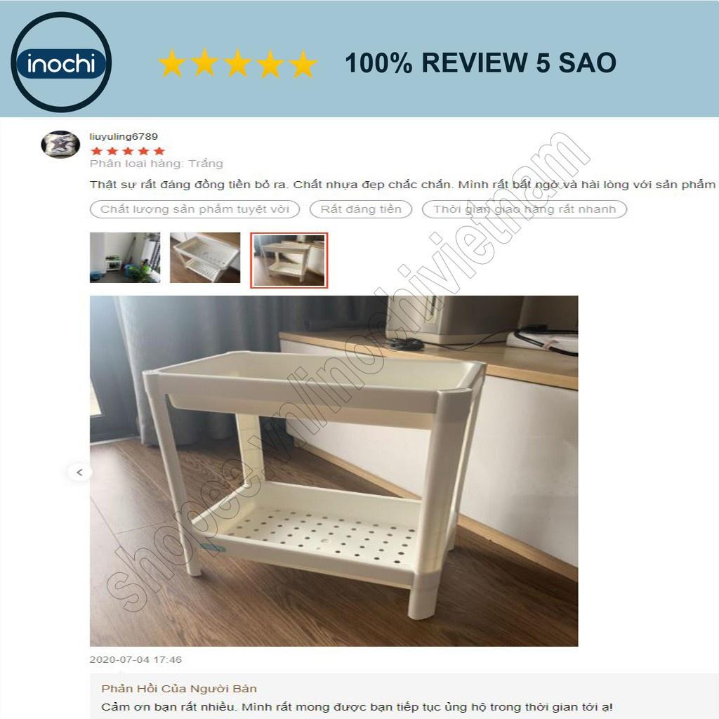 Kệ 2 Tầng inochi SALE Kệ để đồ Đa Năng nhà tắm Nhựa Dùng Để Đựng Gia Vị Nhà Bếp thông minh Cao Cấp Nhật Bản KE001