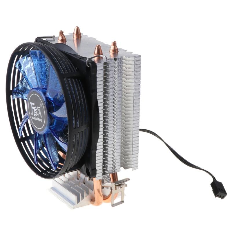 Rx 2 Quạt Tản Nhiệt Cpu Bằng Nhôm Cho Intel 775 / 1155 / 1151 Amd 754 / Am2