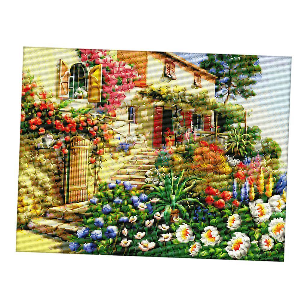 Cross Stitch Kit for Beginners Stamped  Pattern Needlepoint