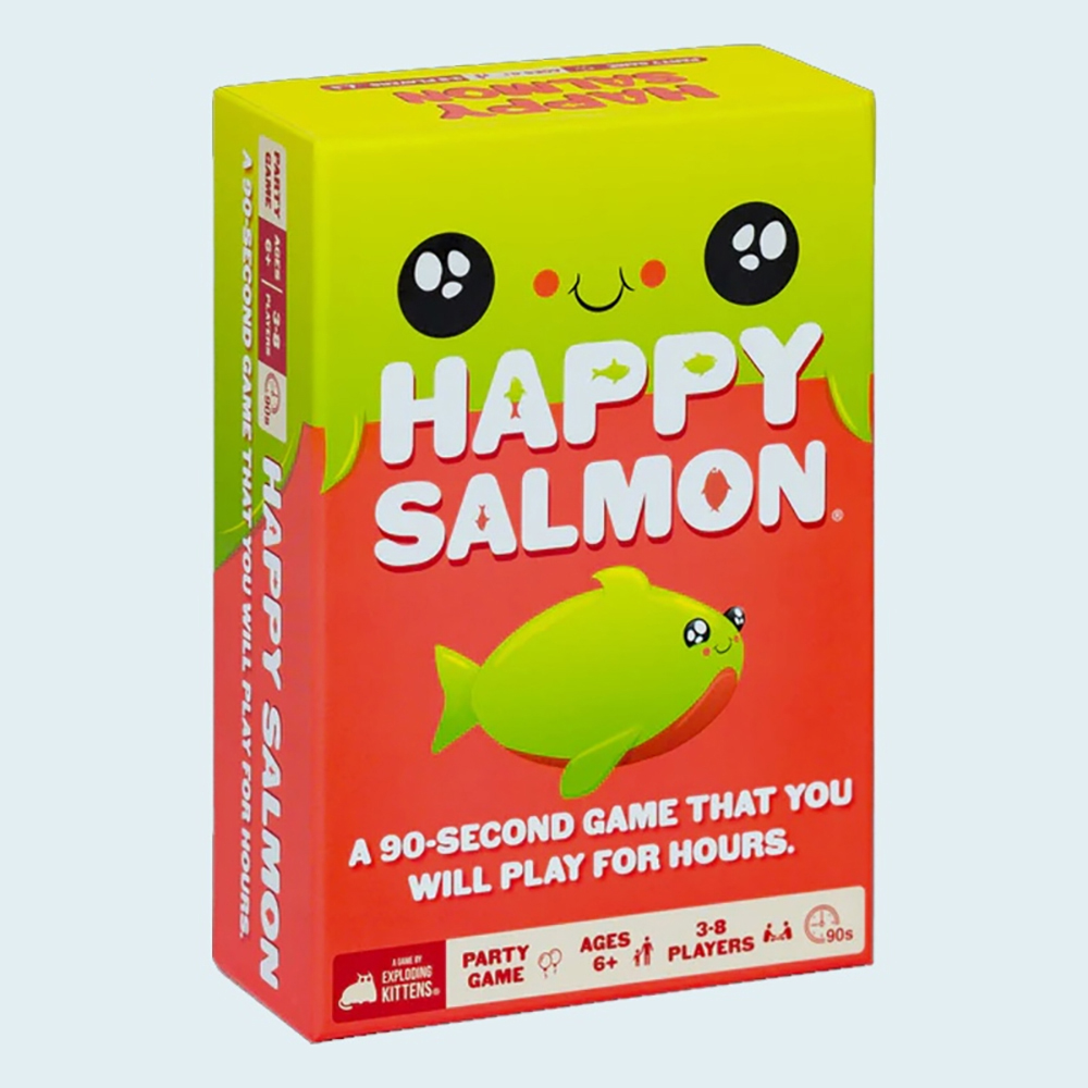 Bộ Board Game Happy Salmon by Exploding Kittens - Card Games for Adults Teens and Kids