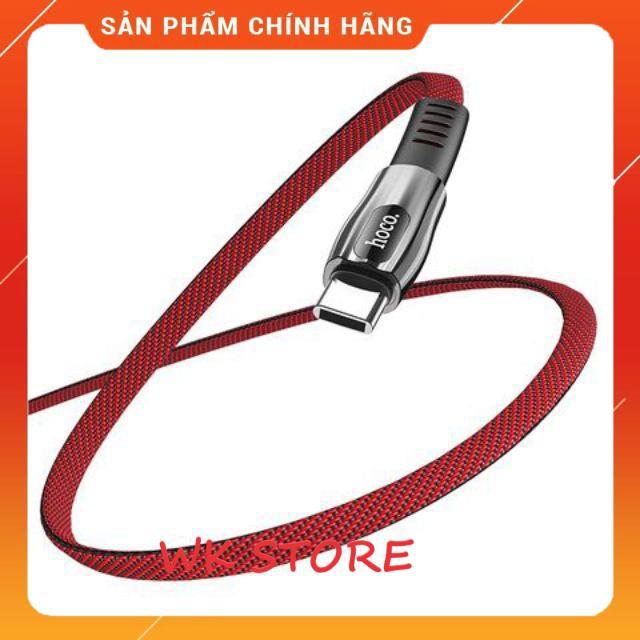 Cáp sạc nhanh hoco u70 dây kim loại (iphone,type c,micro) B- Hàng chính hãng