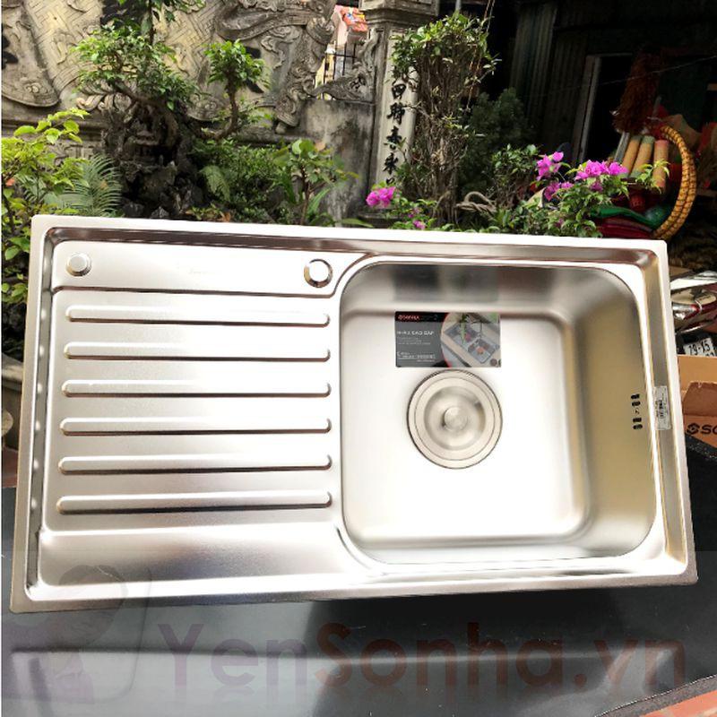 Chậu rửa chén bát Sơn Hà S78 inox 304