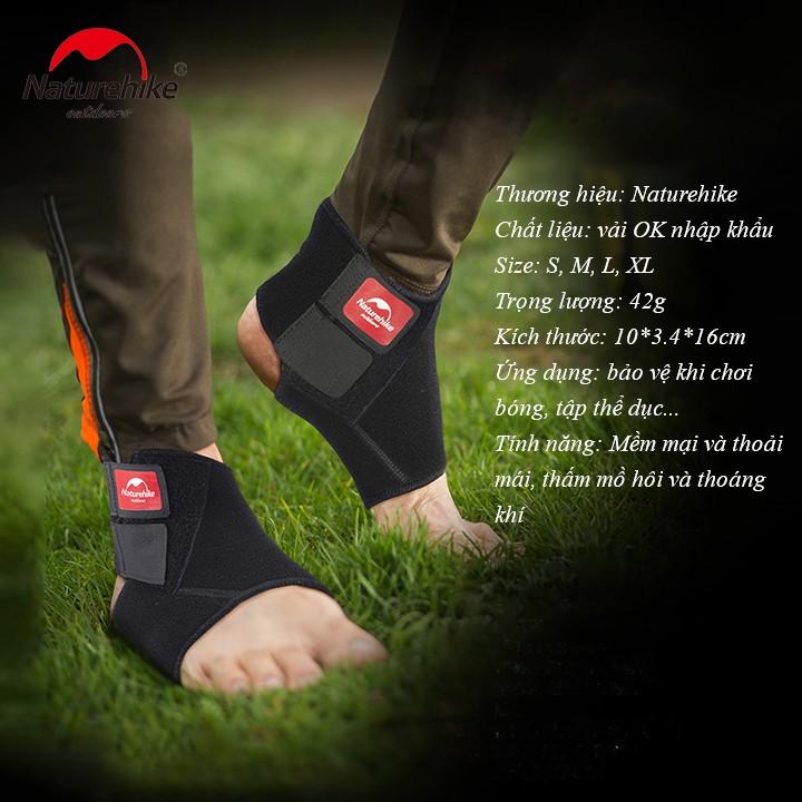 Băng quấn bảo vệ cổ chân leo núi, chạy bộ, tập thể thao du lịch dã ngoại Naturehike HH05A002-B
