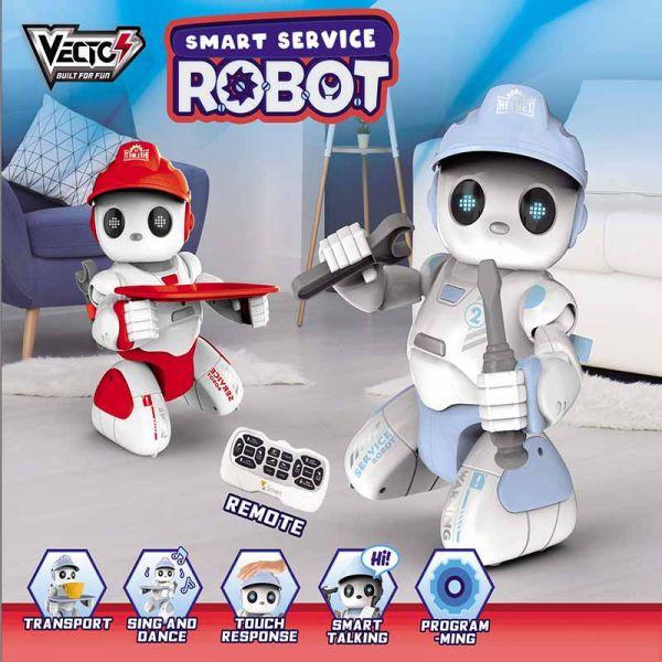 Chú robot quản gia thông thái Vecto ( xanh - đỏ)