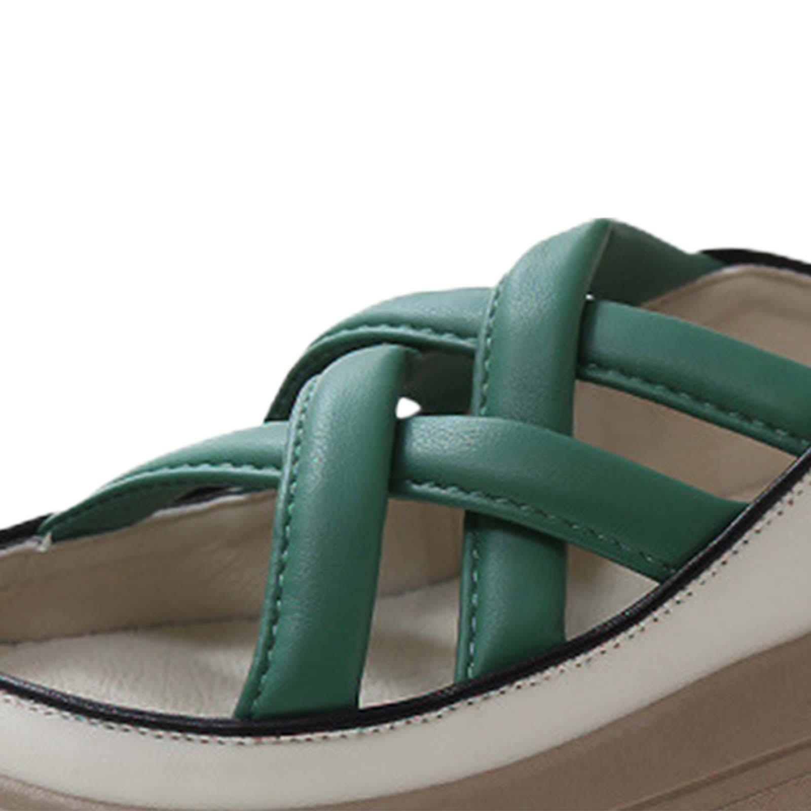 Women's Strappy Knot Slide Sandals, Summer Shoes Soft 3cm Thick Sole Indoor Footwear Platform Platform Slippers Flat Shoes for Shower, Bathing