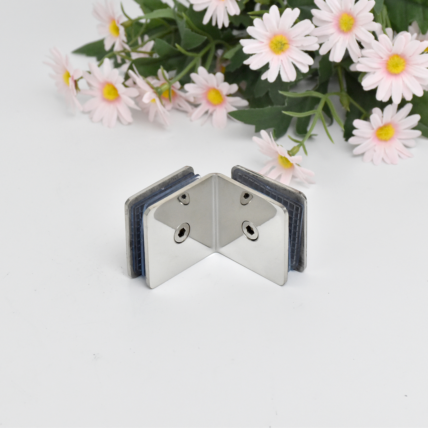 Kẹp định vị 90 độ kính - kính mặt gương inox 304 Hiwin FC-087