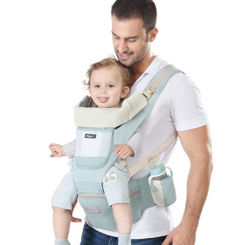 Công Thái Học Cho Bé Bé Kangaroo Con Hông Ghế Dụng Cụ Cho Bé Giá Đỡ Sling Bọc Ba Lô Du Lịch Cho Bé Hoạt Động Bánh Răng