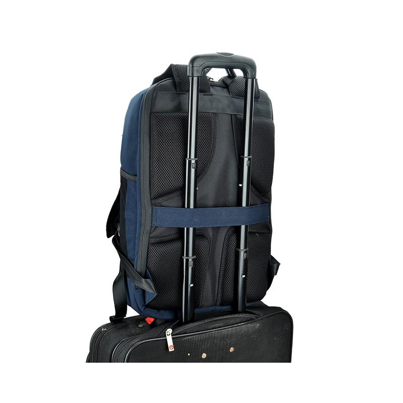 Balo AGVA Traveller Daypack 15.6 inch - LTB357BLUE (Xanh dương) - Ba lô nhiều ngăn - Chất liệu kháng nước - Bảo hành chính hãng 2 năm