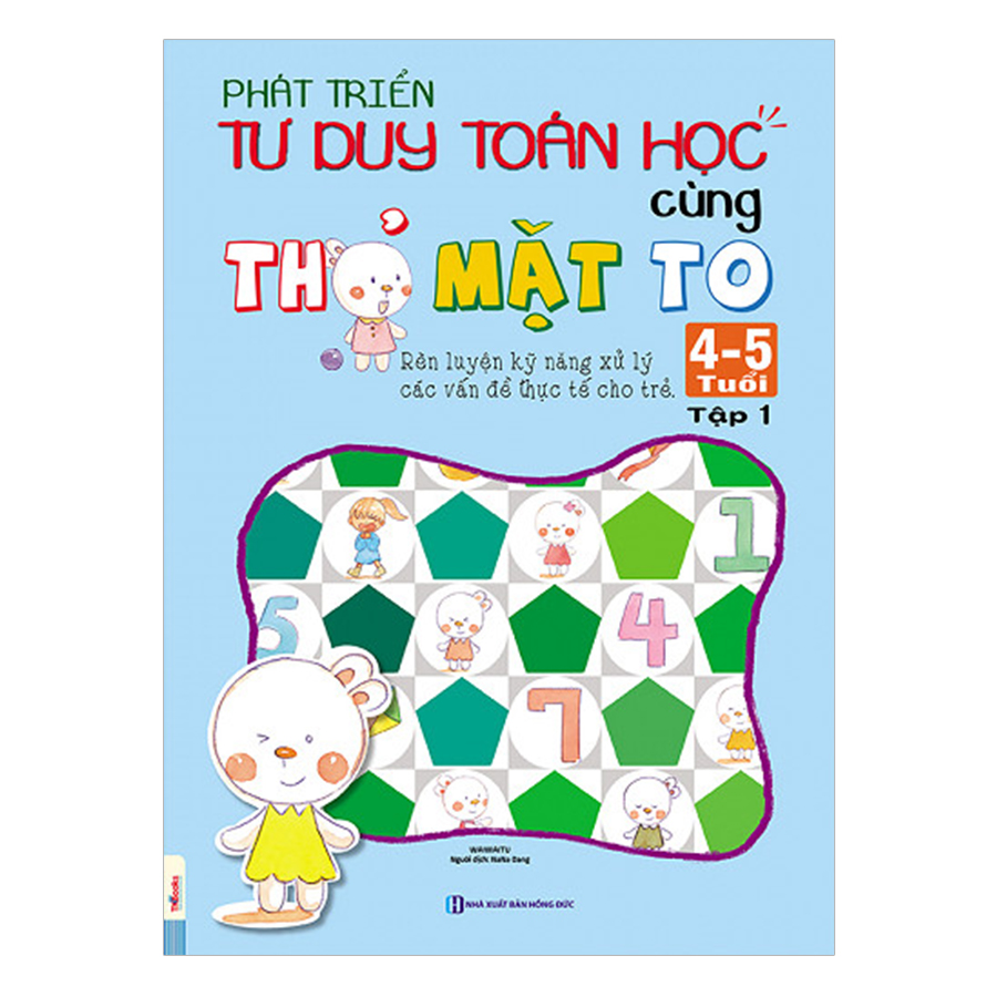 Combo Sách Phát Triển Tư Duy Toán Học Cùng Thỏ Mặt To 4-5 Tuổi (Trọn Bộ 5 Cuốn)