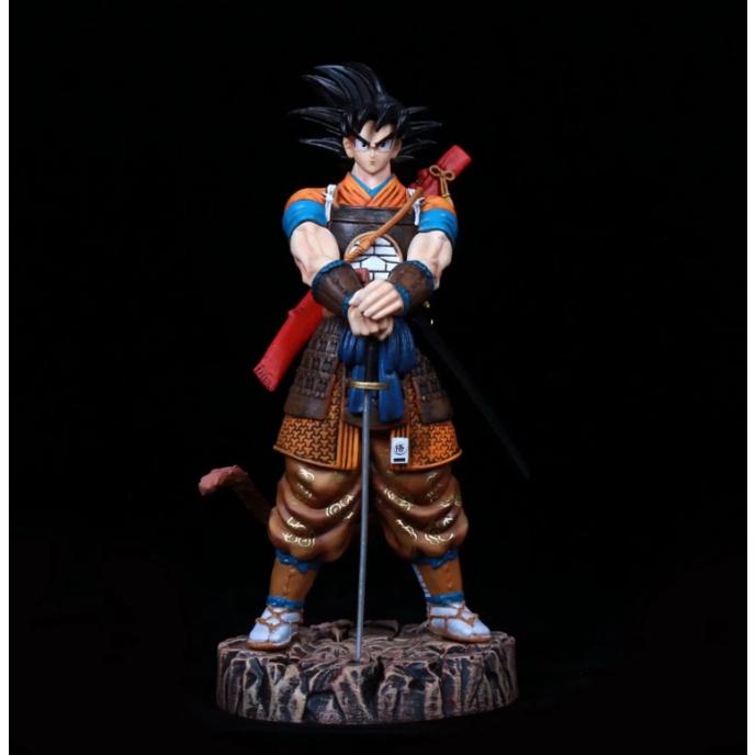 Mô hình Songoku samurai tóc đen 29cm -Dragon ball