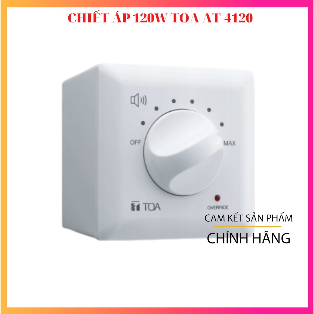 Chiết áp điều chỉnh âm lượng 120W TOA AT-4120 - Hàng Chính Hãng