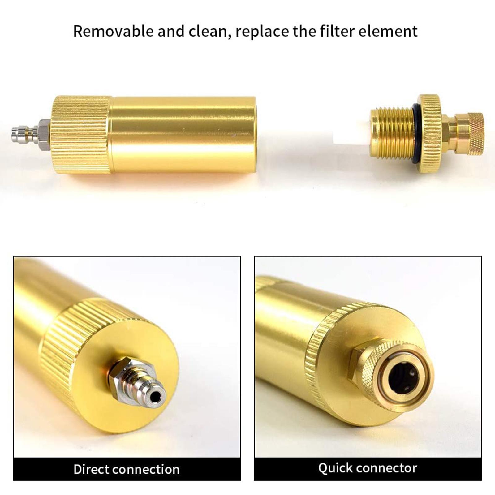 Water-Oil Separator with 8mm & M10 Thread Oil Water Separator for Air Compressor Pump