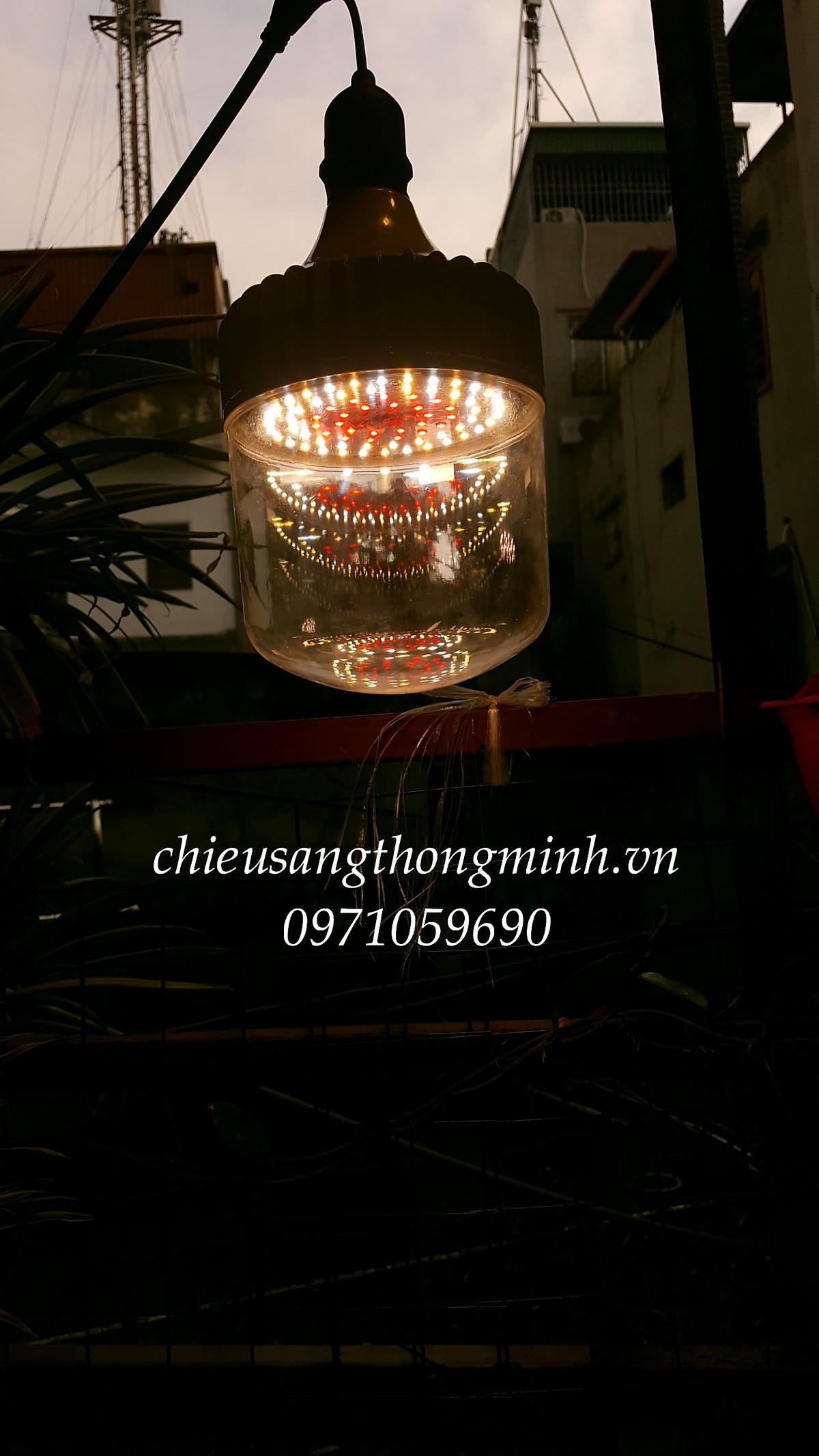 Đèn trồng cây, đèn quang hợp chính hãng Rạng Đông T135 WR 50W, đui E27, IP54 - Hàng Chính Hãng