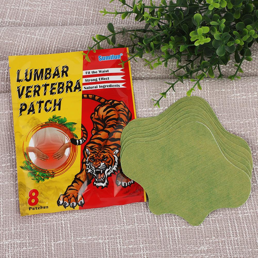 Sumifun 8 Cái / Túi Miếng dán giảm đau cho đốt sống thắt lưng Tự nhiên không gây kích ứng Eo Vai Miếng dán khớp lưng cho nhân viên văn phòng Người lái xe thể thao cao tuổi
