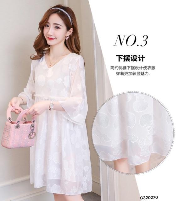 SẴN Váy khoá ngang cho con ti sz M-2XL