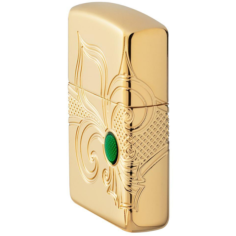 Bật Lửa Zippo 49108 – Zippo Armor Fleur-De-Lis Design Gold Plate