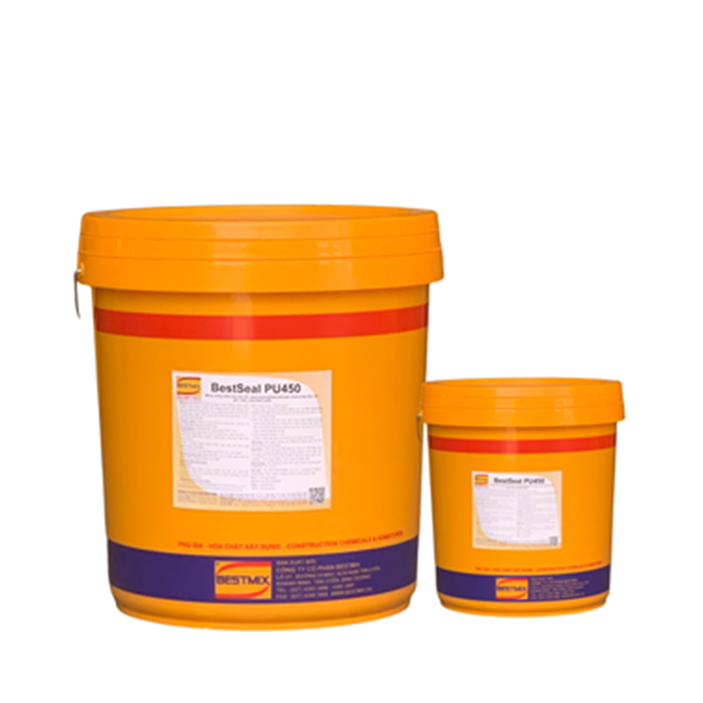 BestSeal PU450 - Thùng 20kg - Chống thấm siêu đàn hồi, nhựa polyurethane-bitumen gốc nước