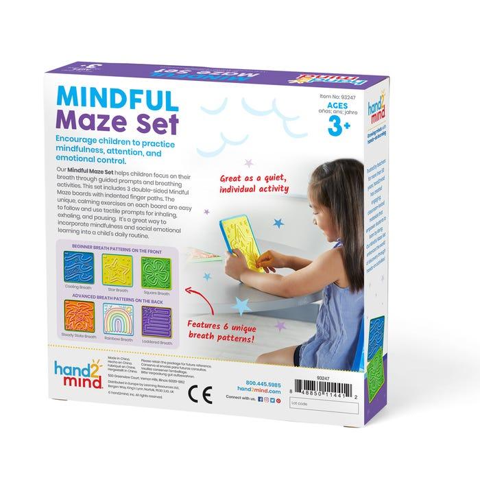 Hand2mind Bảng mê cung thiền định set 3 cái - Take-a-breath Boards set 3