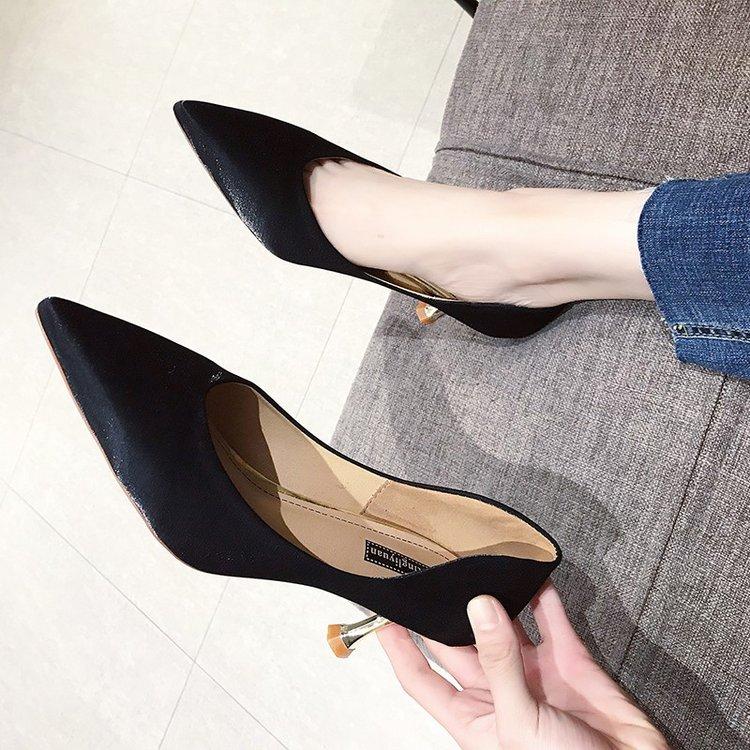 Giày Cao Gót Phong Cách Thời Trang Hàn Quốc Dành Cho Nữ