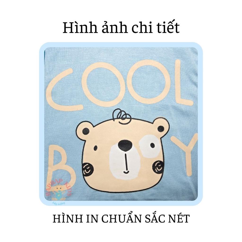 Bộ Ba Lỗ Cho Bé Trai, Bé Gái BAPBAP Vải Thun Lạnh Minkymom Họa Tiết Thú Ngộ Nghĩnh, Đồ Bộ Trẻ Em Mặc Nhà BLT