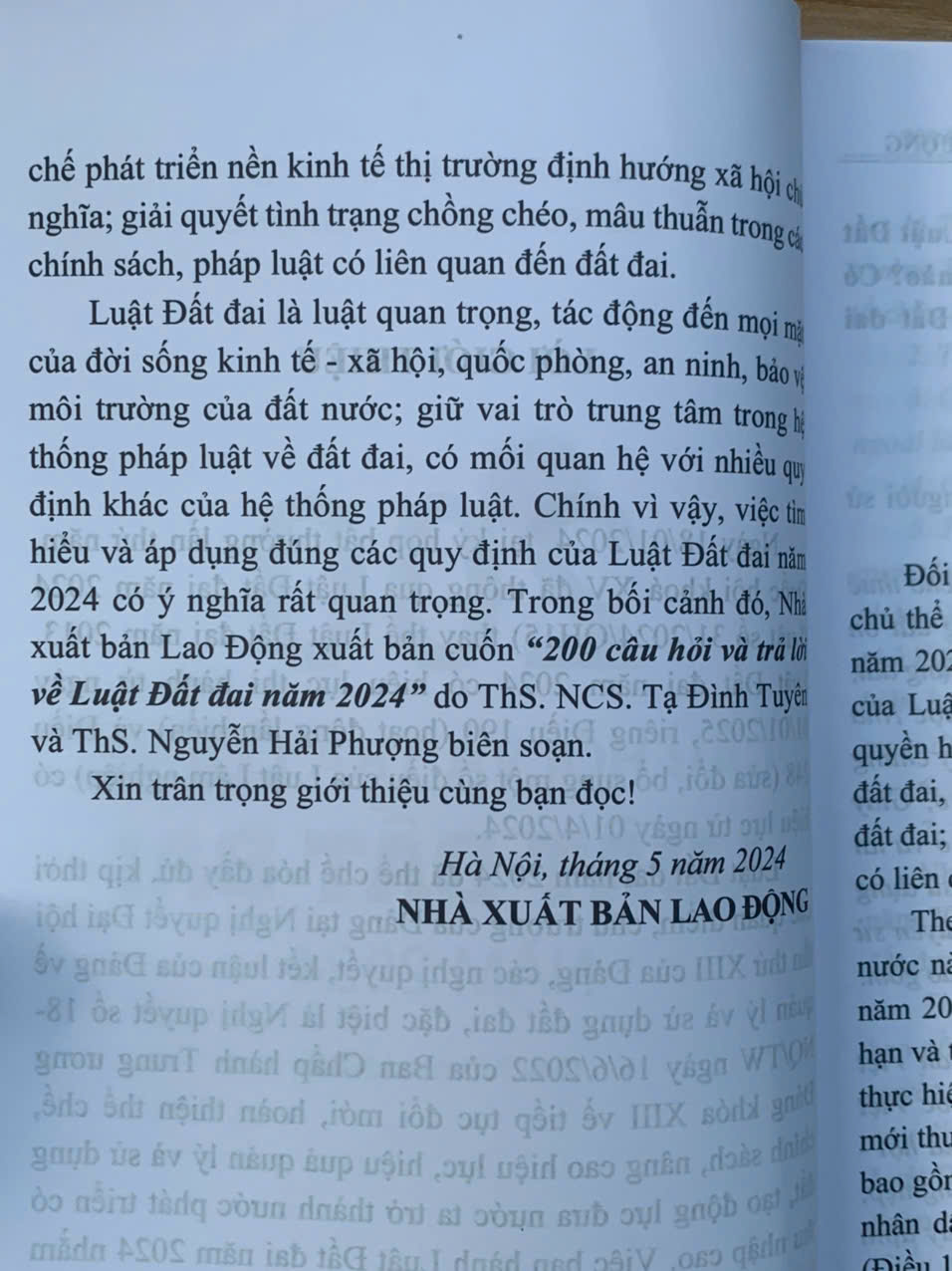 200 câu hỏi và trả lời về Luật Đất đai năm 2024