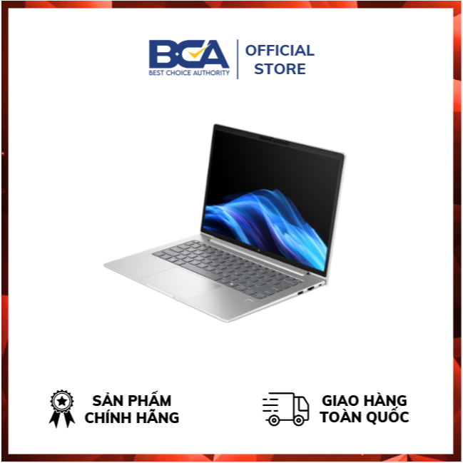 HP EliteBook 6 G1i 14 inch Laptop (BQ9M9PT) + Tặng kèm Túi Chống Sốc + Chuột Không dây Targus - Hàng chính hãng