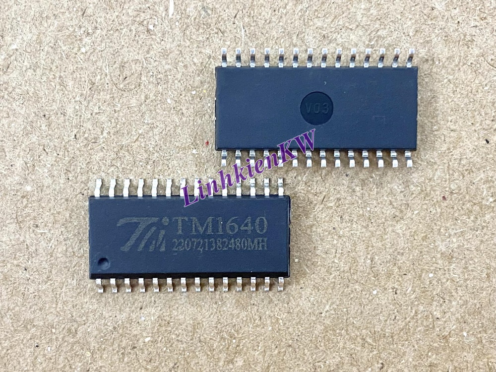 IC Điều khiển led TM1640 dán 28 chân mới chính gốc 100%