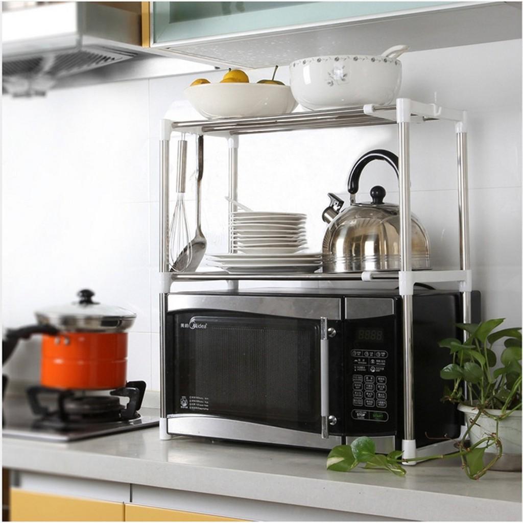 KỆ LÒ VI SÓNG CO GIÃN INOX