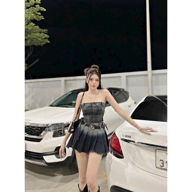Set quây bò CV loang kèm đai