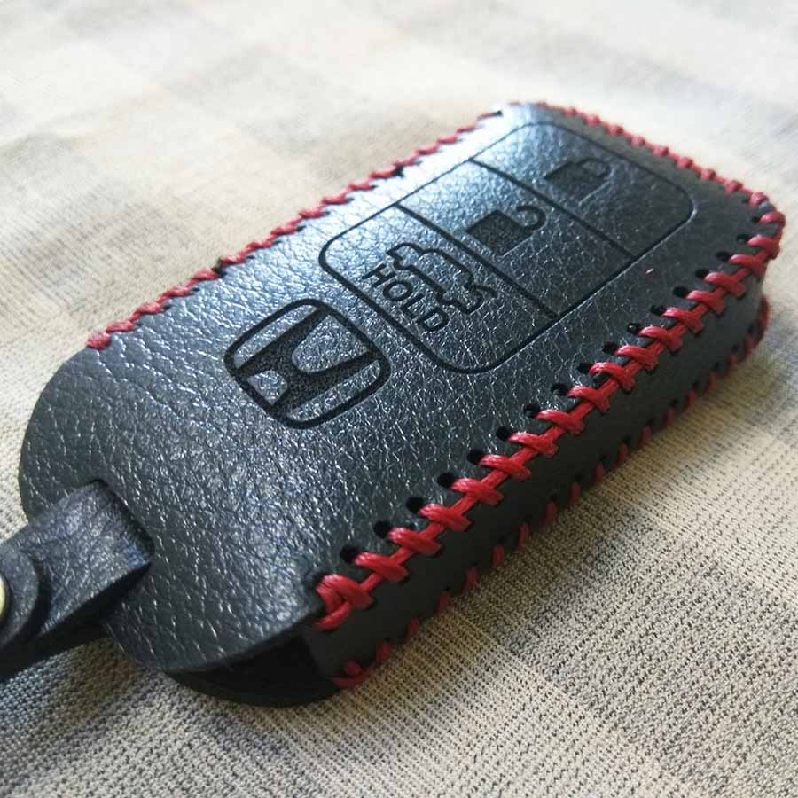 Bao da 3 nút chìa khóa Smartkey cho xe hơi Honda