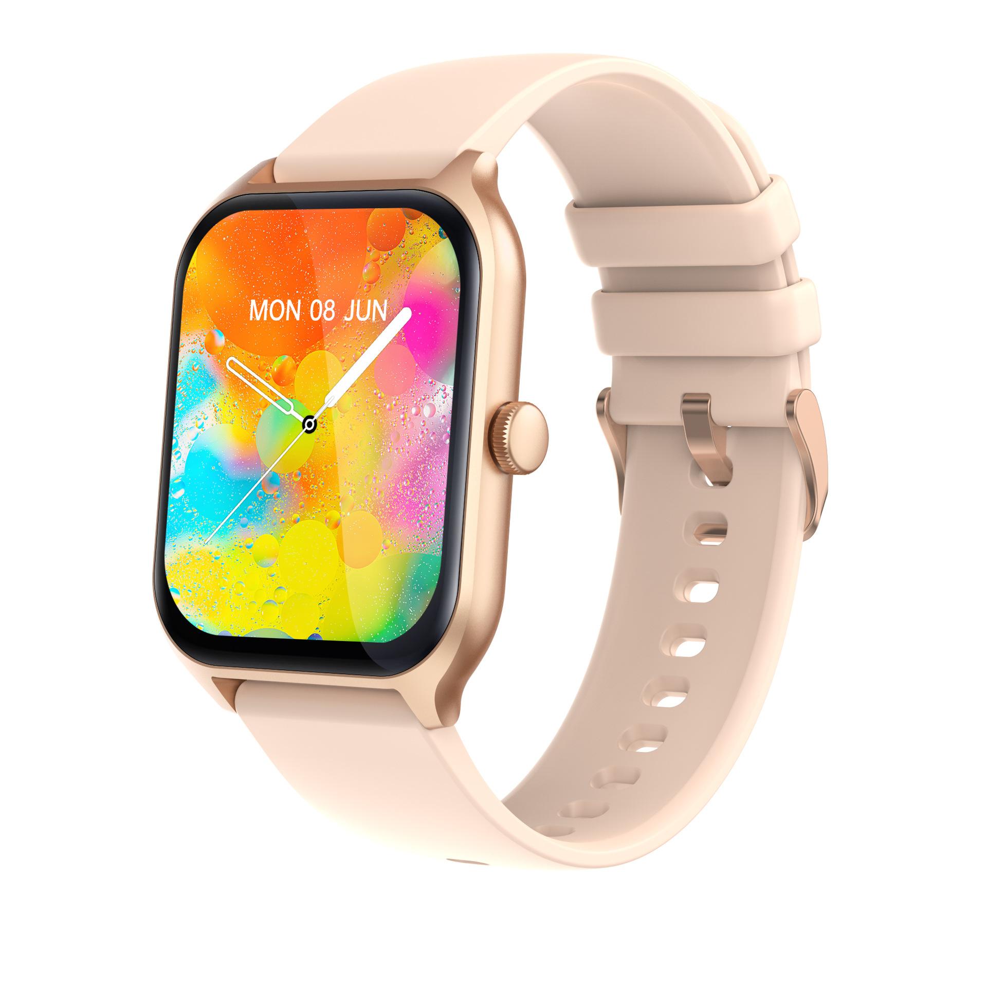 Đồng hồ thông minh P58 phong cách mới nhất cuộc gọi bluetooth mới âm nhạc nhịp tim huyết áp oxy trong máu theo dõi giấc ngủ đồng hồ bấm giờ tập thể dục máy đếm bước