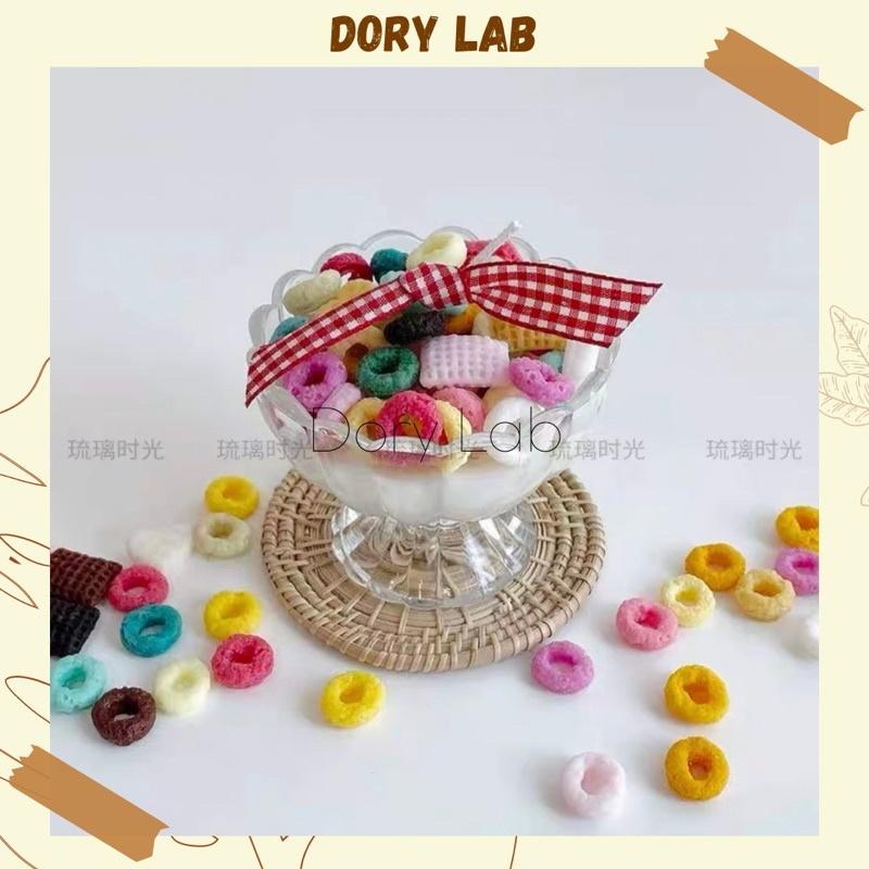 Nến Thơm Ly Kem Phủ Kẹo Ngọt Sô-cô-la Handmade Không Khói, Quà Tặng Độc Đáo - Dory Lab