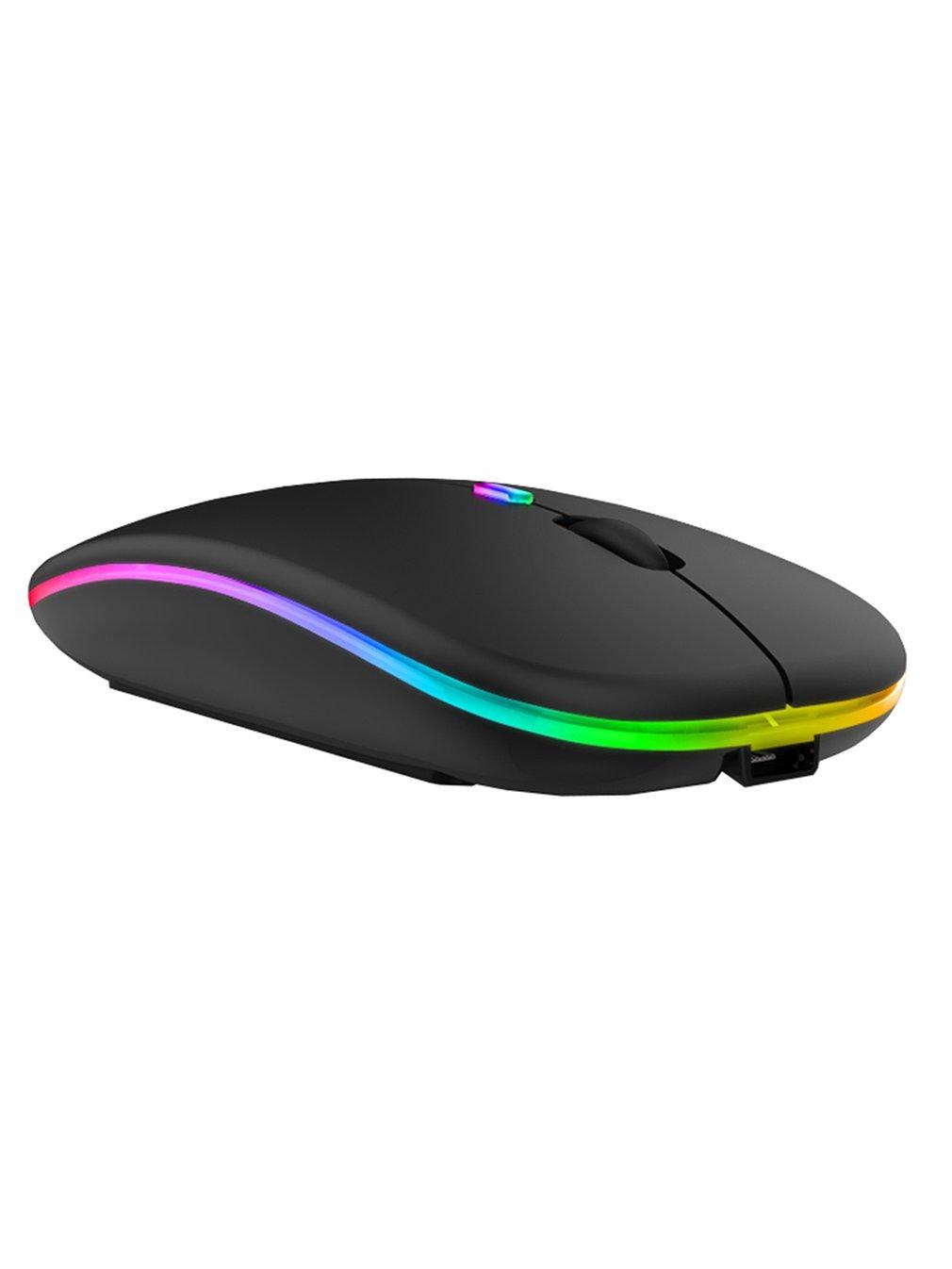 Chuột Không Dây Bluetooth 2.4G Im Lặng Laptop Chơi Game Chuột Game Thủ Sạc Chuột Cho Máy Tính 4 Nút Cao Cấp Mause