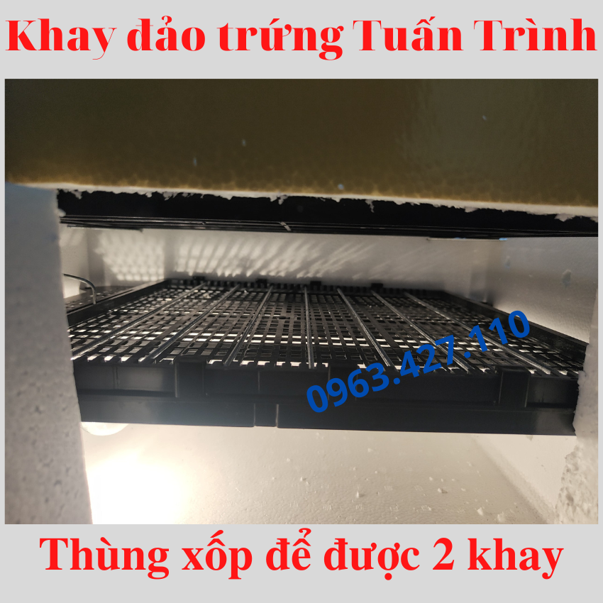 Khay đảo trứng ngỗng tự động, chạy cực êm