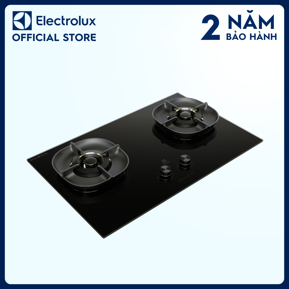 [Free Giao lắp] Bếp ga âm Electrolux EHG8251BC 2 vùng nấu 80cm - Kiềng gang chắn gió, ngắt ga tự động, hiệu suất nấu cao, 9 mức lửa khác nhau [Hàng chính hãng]