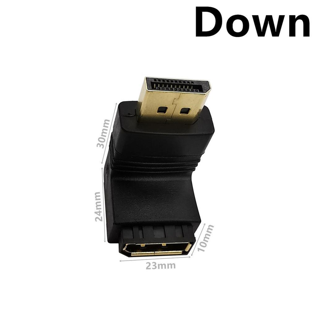 Đầu Nối Hiển Thị Màn Hình DP Mở Rộng 90 Độ 1.4 60HZ