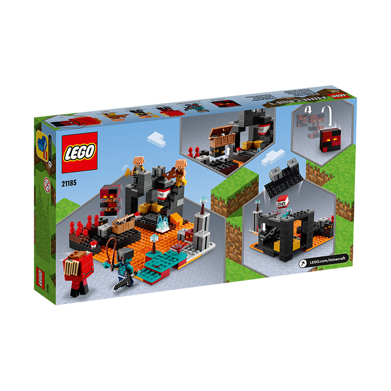 Đồ Chơi LEGO Trận Đối Đầu Tại Nether 21185 (300 chi tiết)