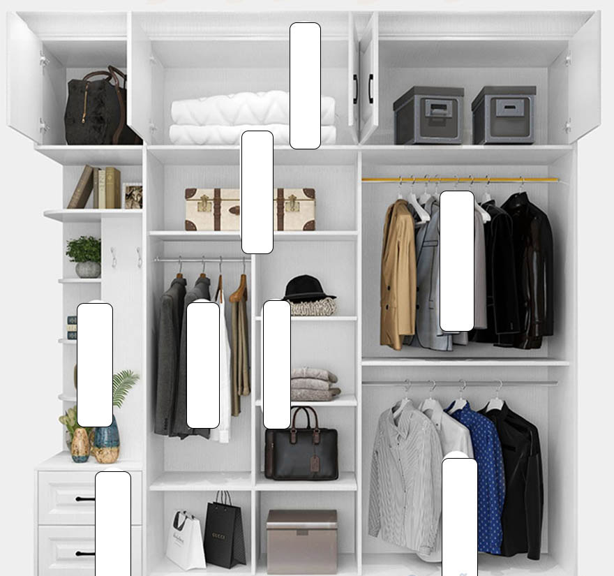 Mẫu tủ quần áo đẹp hiện đại