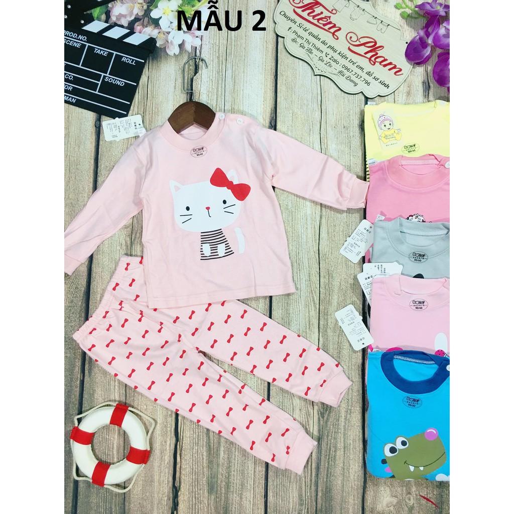 Bộ cotton Quảng Châu cho bé trai bé gái