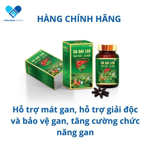 CÀ GAI LEO TAM THẤT XẠ ĐEN - Giải độc gan - Rostex- Tủ Thuốc Bảo Châu